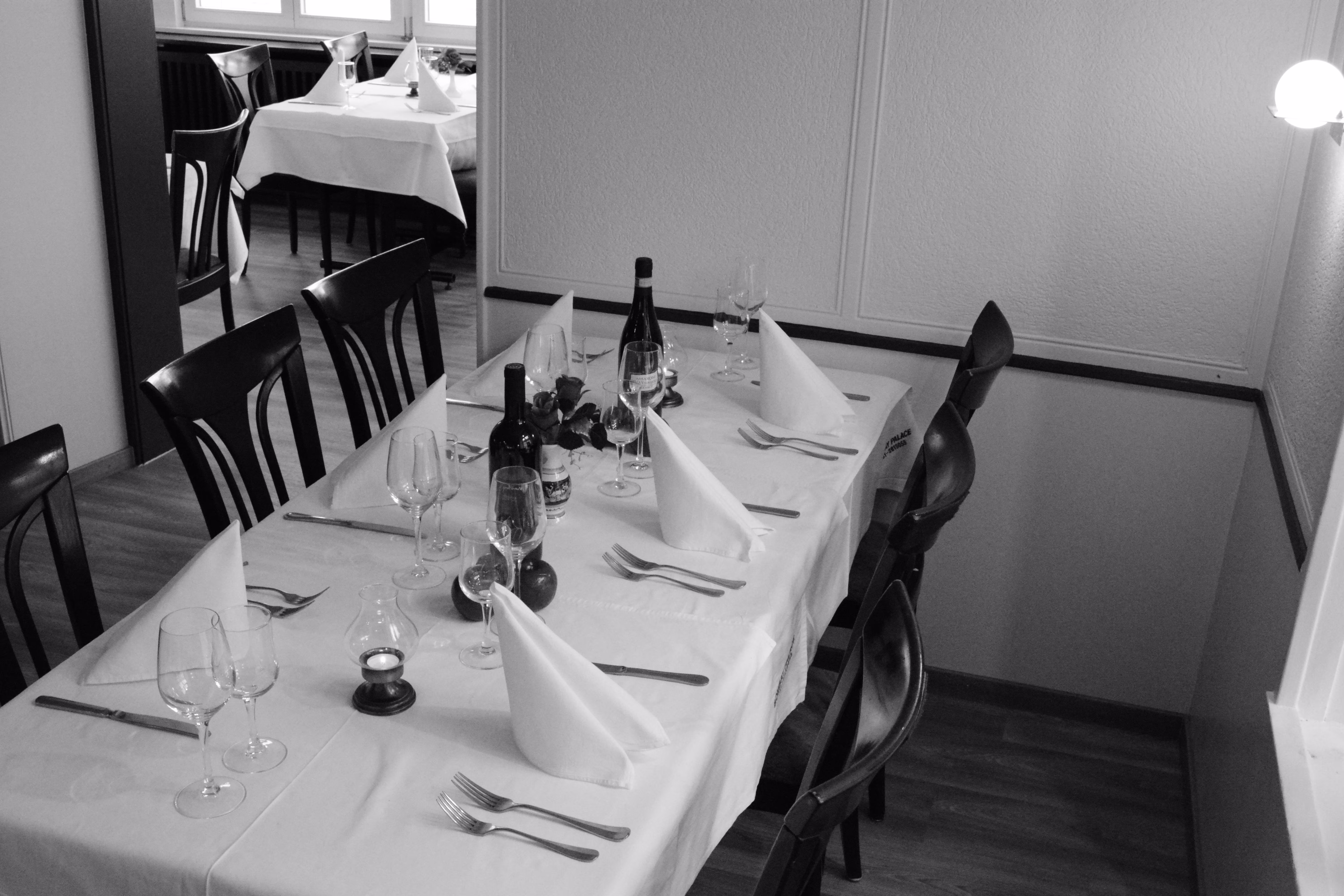 Tischdekoration New Bombay Restaurant